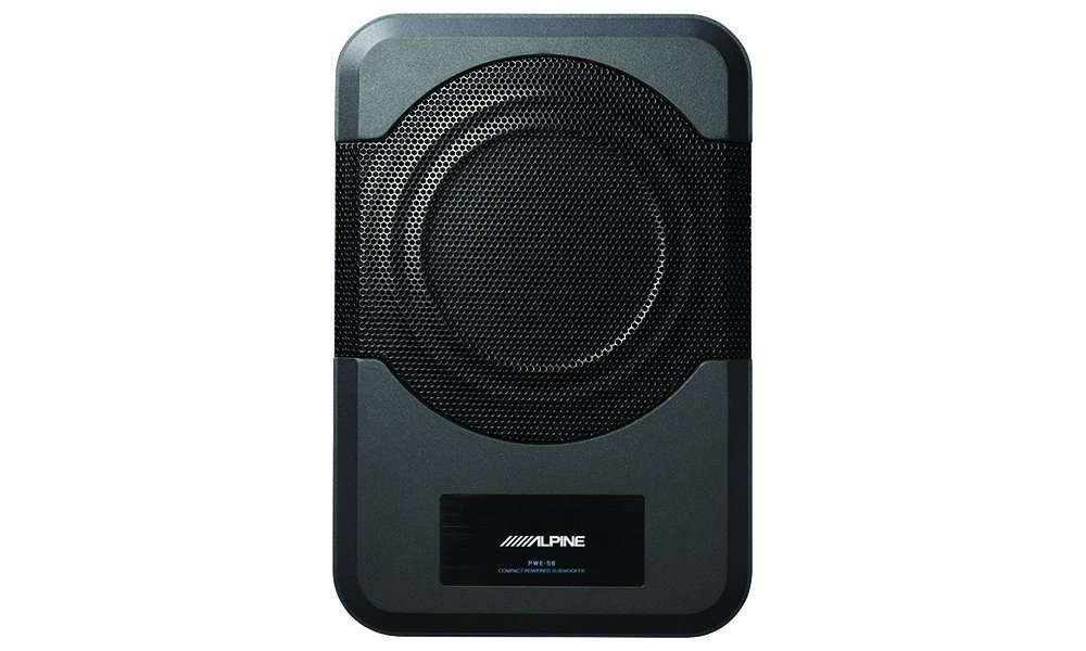 alpine electronics pwe-s8-restyle-compact-powered-8-inch-subwoofer