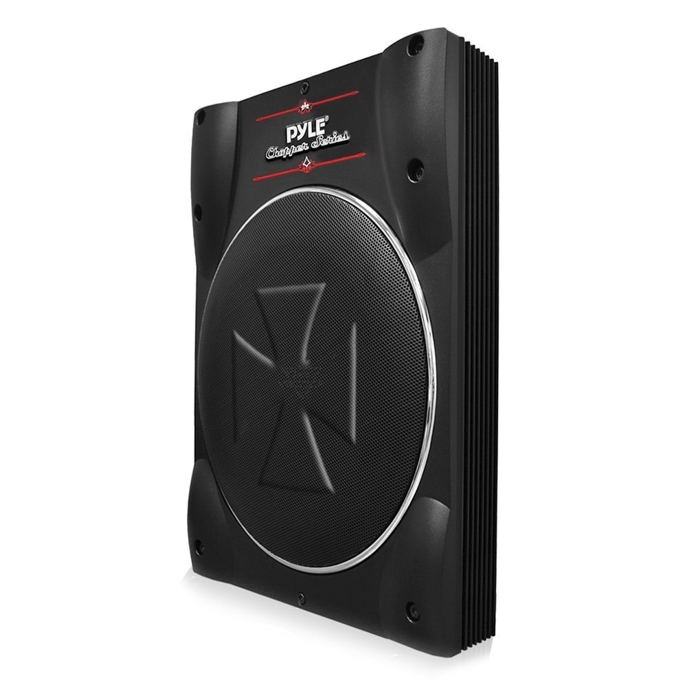 Pyle PLBASS8 8-Inch Super Slim Active Subwoofer