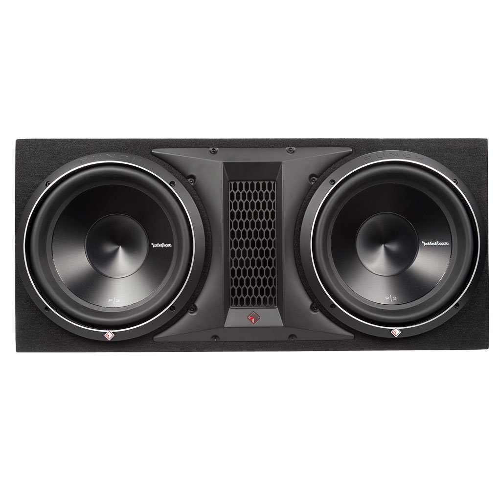 Rockford Fosgate P3-2X12 1200 Watts Dual Rms Subwoofer Enclosure