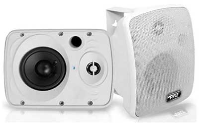 Pyle Outdoor Waterproof Wall and Ceiling Mounted Speaker